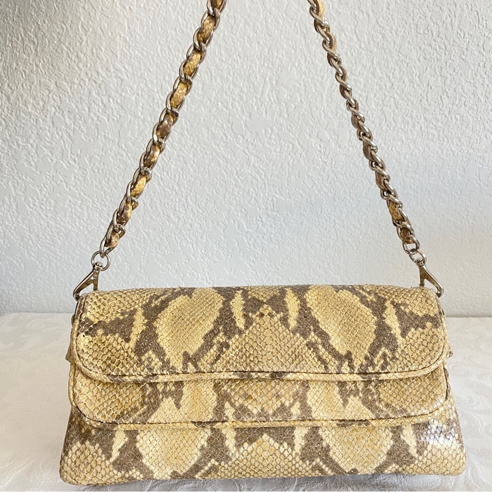 Lockheart Python Chain Shoulder Bag - Picture 9 of 12